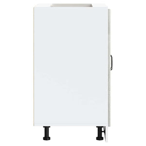 Diskbänk underskåp betonggrå 60x46x81,5 cm konstruerat trä