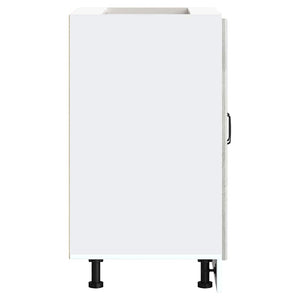 Diskbänk underskåp grå sonoma 60x46x81,5 cm konstruerat trä