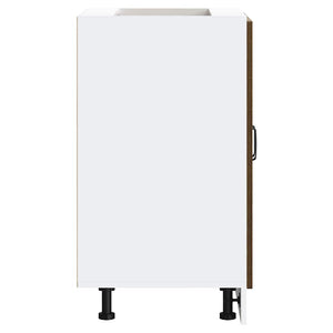 Diskbänk underskåp Kalmar brun ek 60x46x81,5 cm konstruerat trä