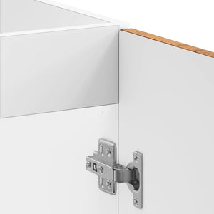 Diskbänk underskåp åldrat trä 80x46x81,5 cm konstruerat trä