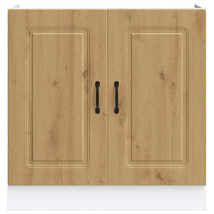 Diskbänk underskåp artisan ek 80x46x81,5 cm konstruerat trä