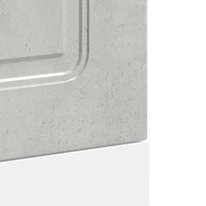Diskmaskinspanel Kalmar betonggrå 45x1,5x67 cm konstruerat trä