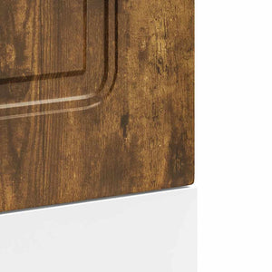 Diskmaskinspanel rökfärgad ek 45x1,5x67 cm konstruerat trä