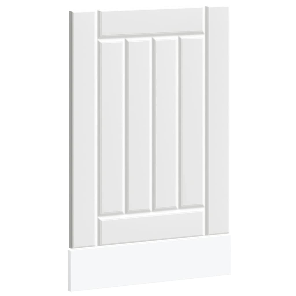 Diskmaskinspanel Lucca vit konstruerat trä