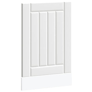 Diskmaskinspanel Lucca vit konstruerat trä