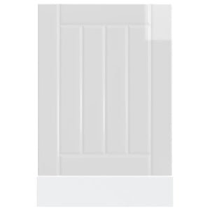 Diskmaskinspanel Lucca högglans vit konstruerat trä