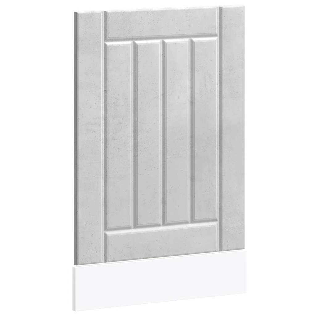 Diskmaskinspanel Lucca betonggrå konstruerat trä