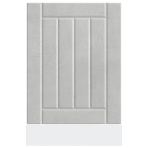 Diskmaskinspanel Lucca betonggrå konstruerat trä