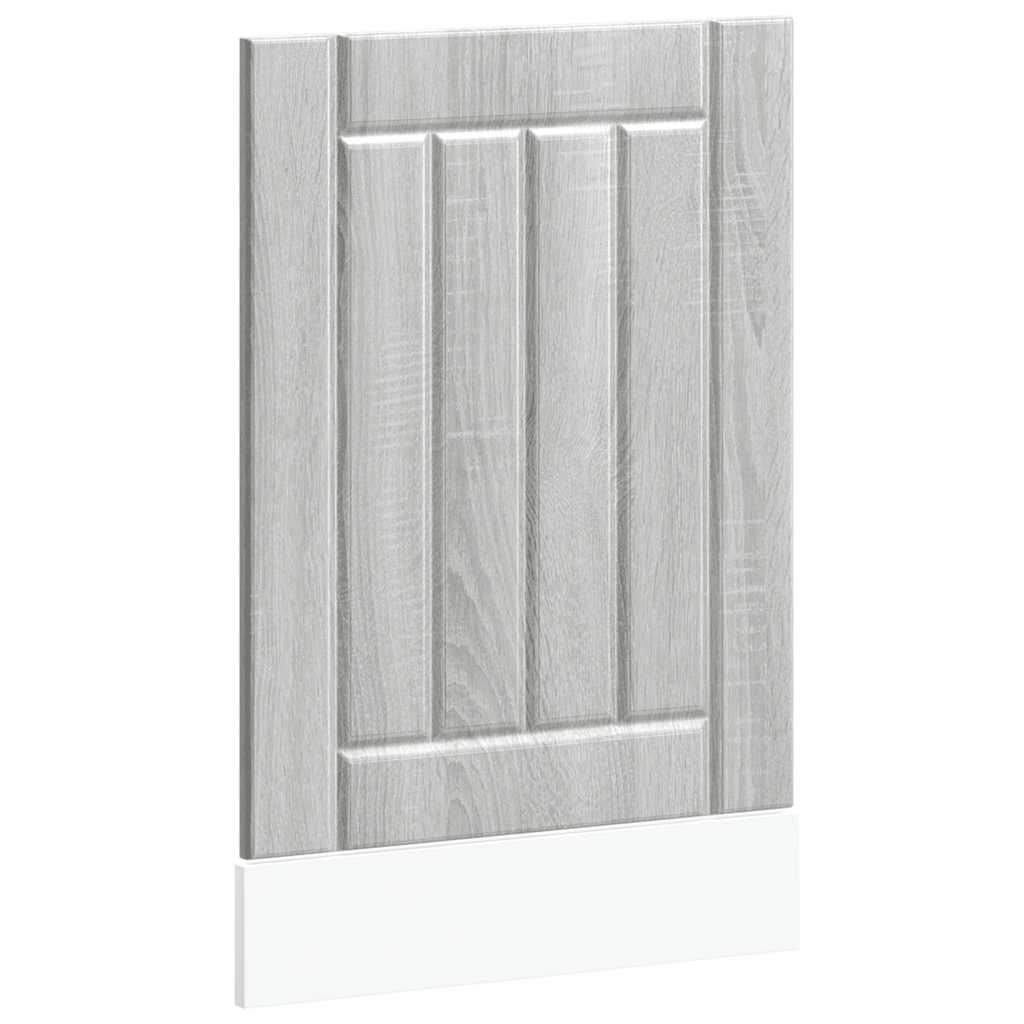 Diskmaskinspanel Lucca grå sonoma konstruerat trä