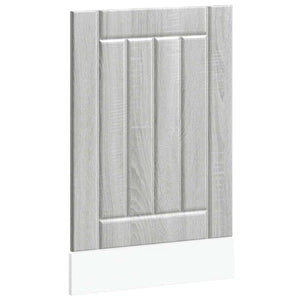 Diskmaskinspanel Lucca grå sonoma konstruerat trä