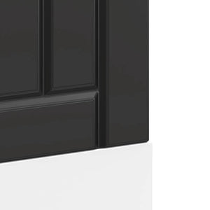 Diskmaskinspanel Lucca svart konstruerat trä