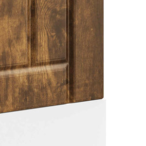 Diskmaskinspanel Lucca rökfärgad ek konstruerat trä