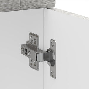 Basskåp för kök Porto grå sonoma konstruerat trä