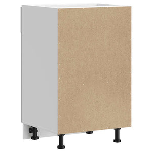 Basskåp för kök Porto grå sonoma konstruerat trä