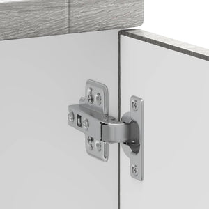 Basskåp för kök Porto grå sonoma konstruerat trä