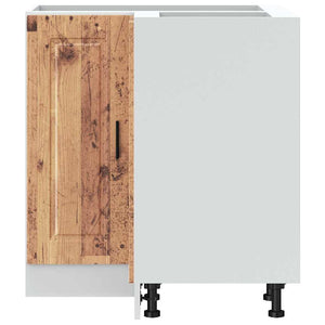 Hörnbänkskåp till köket "Porto" åldrat trä konstruerat trä