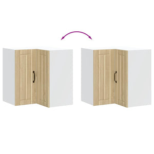 Kök vägg hörnskåp Porto sonoma-ek konstruerat trä