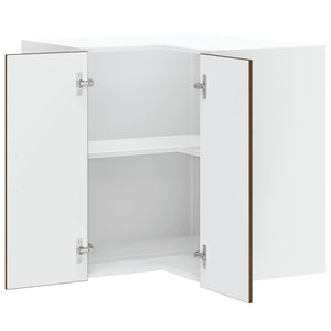 Kök vägg hörnskåp Porto brun ek konstruerat trä