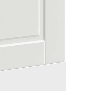 Diskmaskinspanel Porto vit 60x1,5x67 cm konstruerat trä