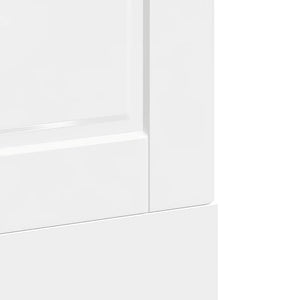 Diskmaskinspanel Porto högglans vit 60x1,5x67cm konstruerat trä