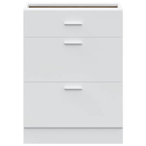 Bänkskåp “Lyon” vitt konstruerat trä