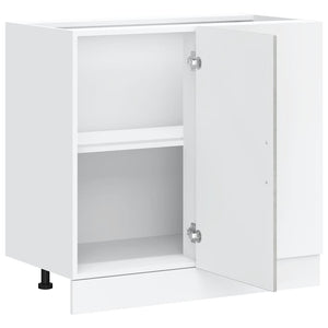 Basskåp med diskbänk “Lyon” betonggrå konstruerat trä