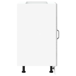 Basskåp med diskbänk “Lyon” betonggrå konstruerat trä