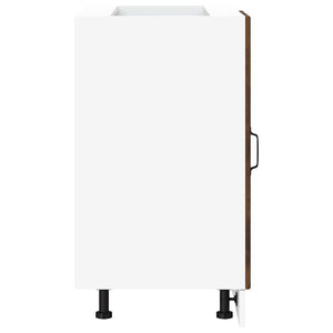 Basskåp med diskbänk “Lyon” rökfärgad ek konstruerat trä