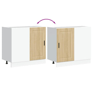 Basskåp för kök Porto sonoma-ek konstruerat trä