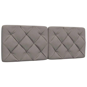 Bed Frame without Mattress Taupe 120x200 cm Fabric