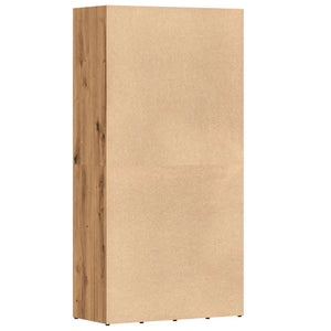 Bokhylla artisan ek 66x30x130 cm konstruerat trä