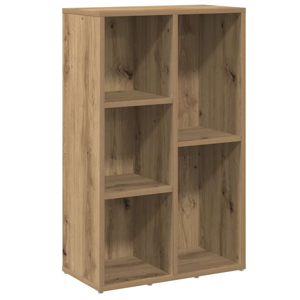 Bokhylla artisan ek 50x25x80 cm konstruerat trä