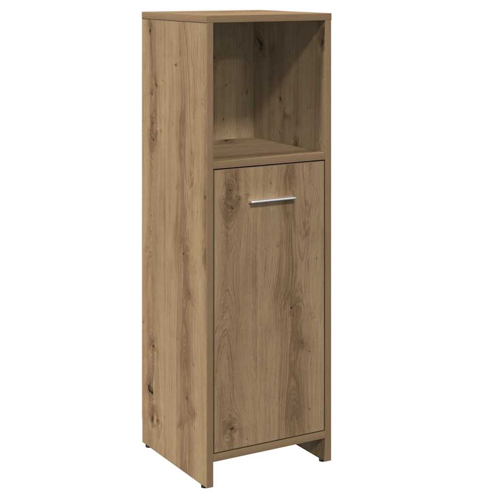 Badrumsskåp artisan ek 30x30x95 cm konstruerat trä