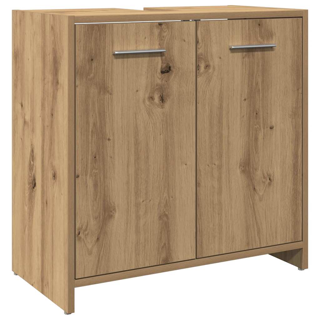 Tvättställsskåp artisan ek 60x33x60 cm konstruerat trä