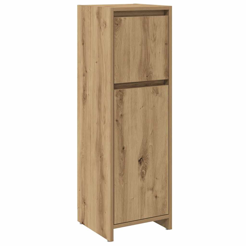 Badrumsskåp artisan ek 30x30x95 cm konstruerat trä
