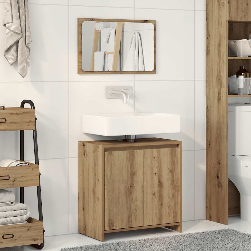 Badrumsmöbler set 2 delar artisan ek konstruerat trä