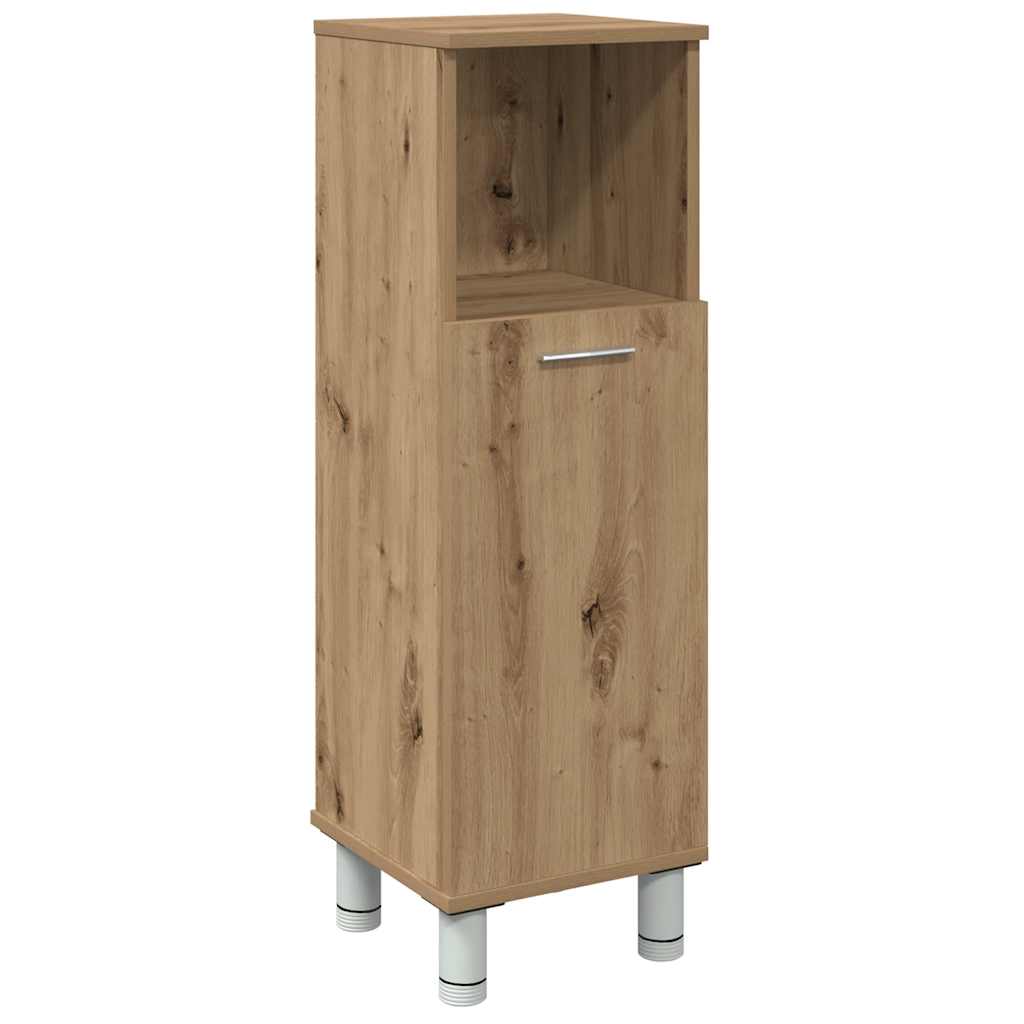 Badrumsskåp artisan ek 30x30x95 cm konstruerat trä