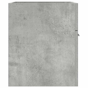 Tvättställsskåp betonggrå 41x38,5x46 cm konstruerat trä