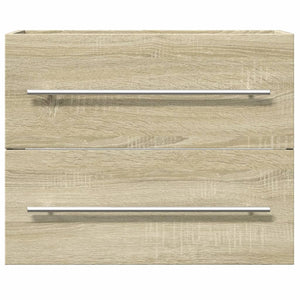 Tvättställsskåp sonoma-ek 60x38,5x48 cm spånskiva