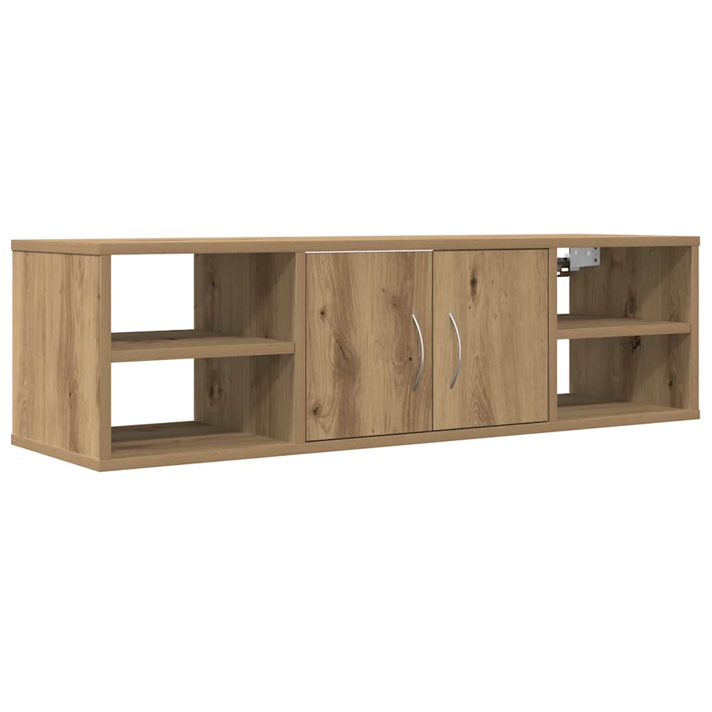 Väggskåp artisan ek 101x30x29 cm konstruerat trä