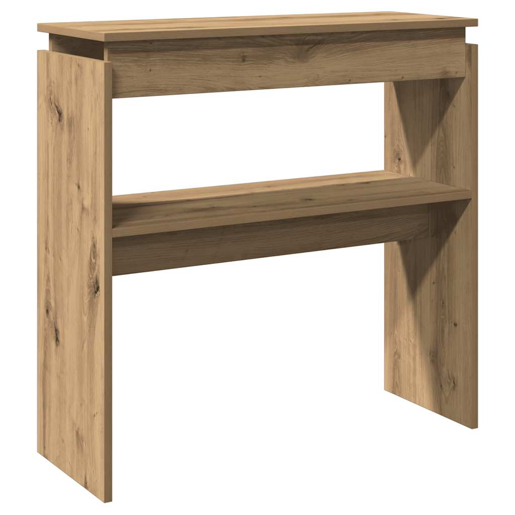 Konsolbord artisan ek 80x30x80 cm konstruerat trä