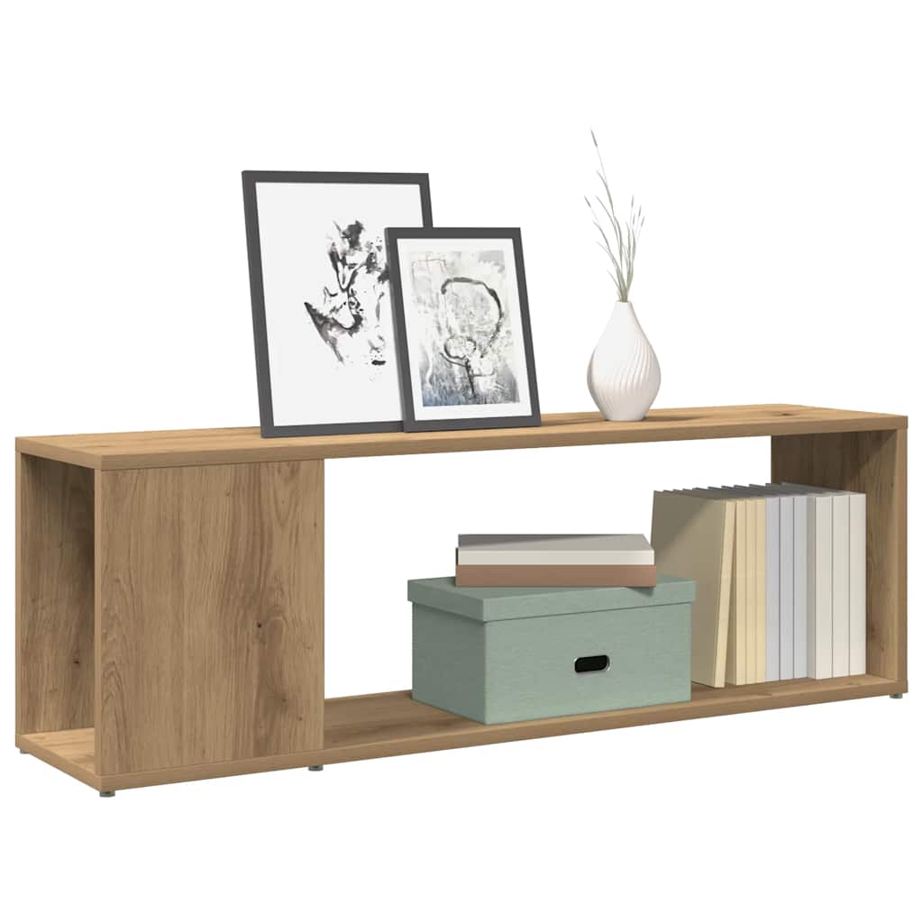 Tv-bänk artisan ek 100x24x32 cm konstruerat trä