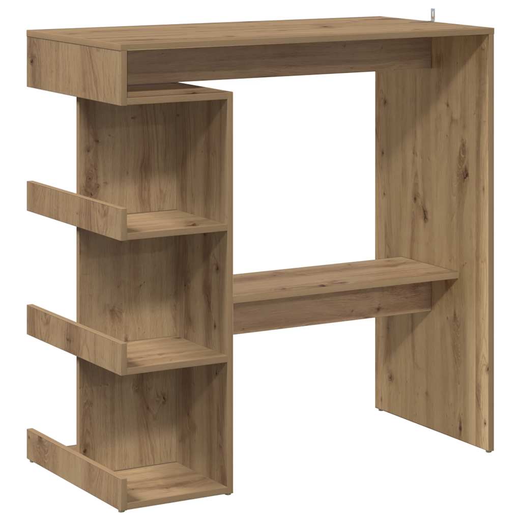 Barbord med hyllor artisan ek 100x48x101,5 cm