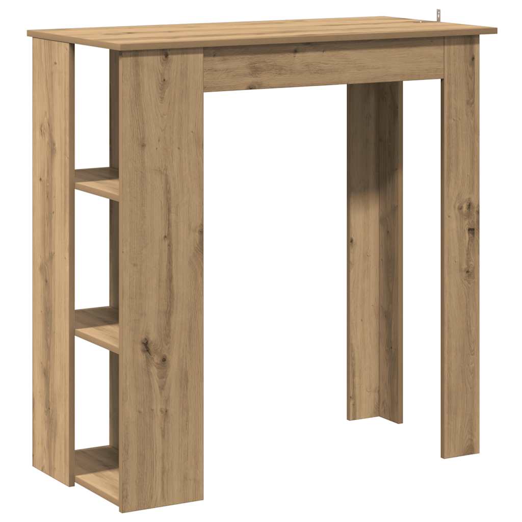 Barbord med hyllor artisan ek 102x50x103,5 cm konstruerat trä