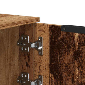 Tv-bänk gammalt trä 102x35x36,5 cm konstruerat trä