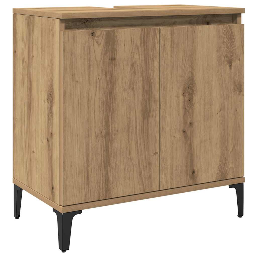Tvättställsskåp artisan ek 58x33x60 cm konstruerat trä