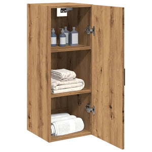 Väggskåp ek 34,5x34x90 cm konstruerat trä