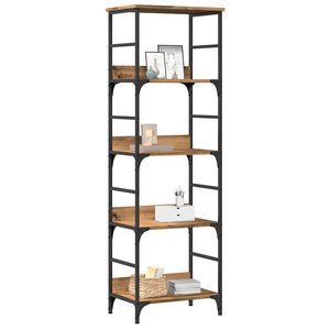 Bokhylla artisan ek 50x33x153 cm konstruerat trä