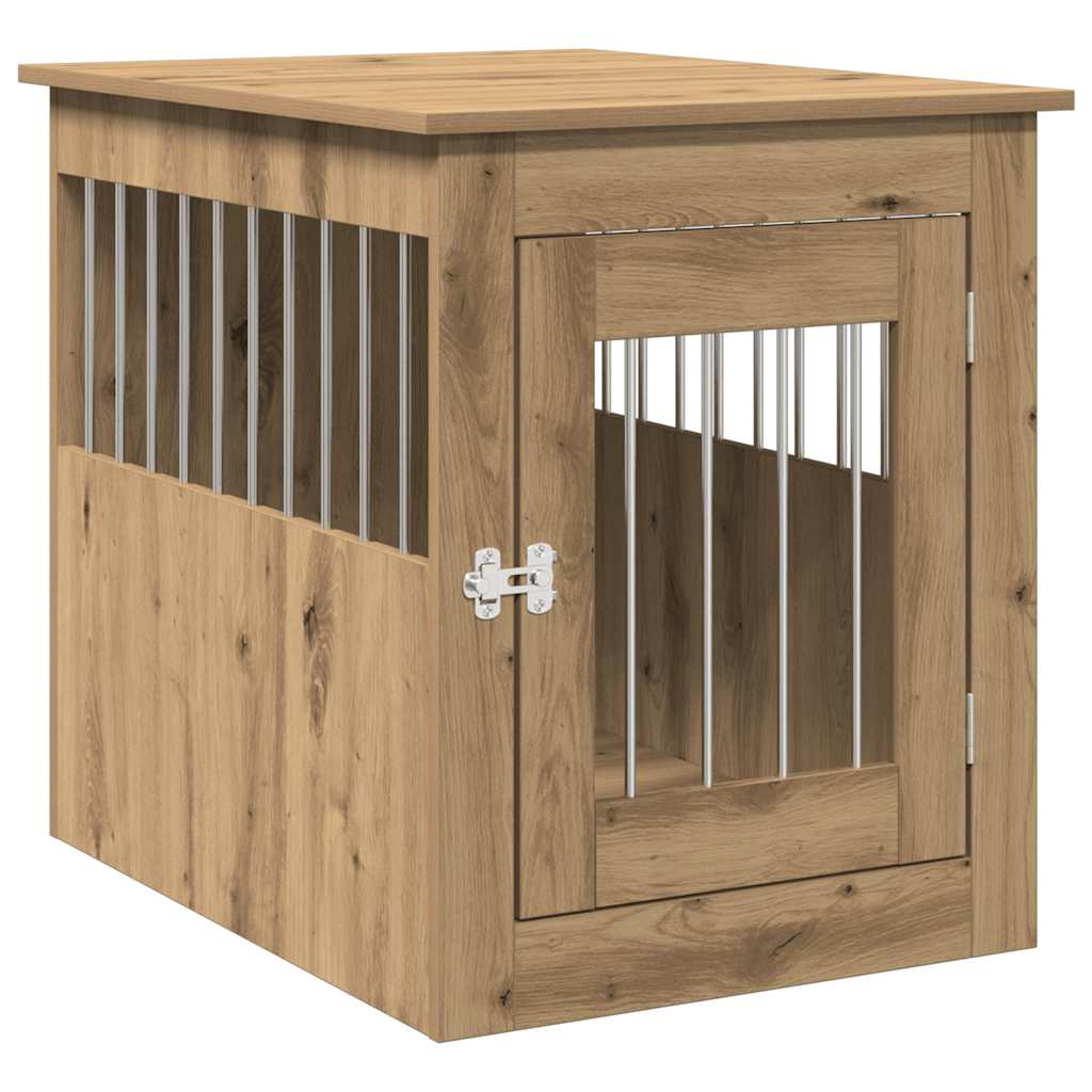 Hundbur artisan ek 55x75x65 cm konstruerat trä