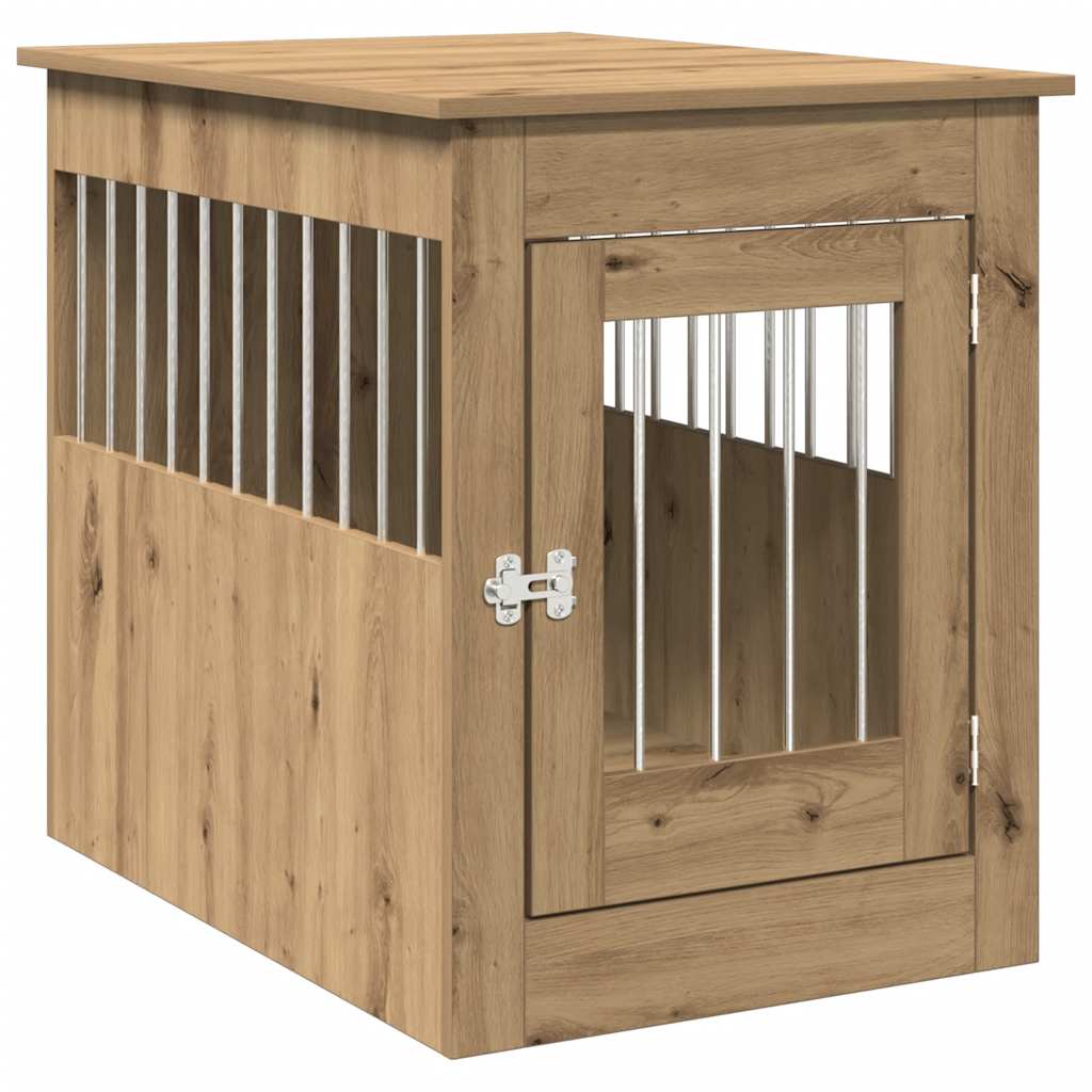 Hundbur artisan ek 55x80x68 cm konstruerat trä